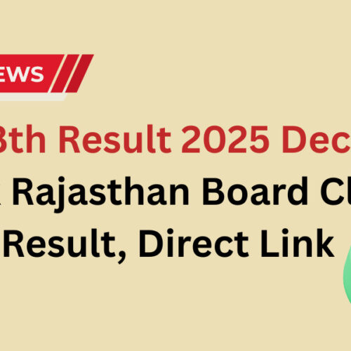 rajasthan 8th result 2025