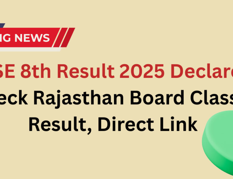 rajasthan 8th result 2025