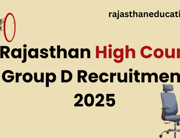 Rajasthan High Court Group D Recruitment 2025